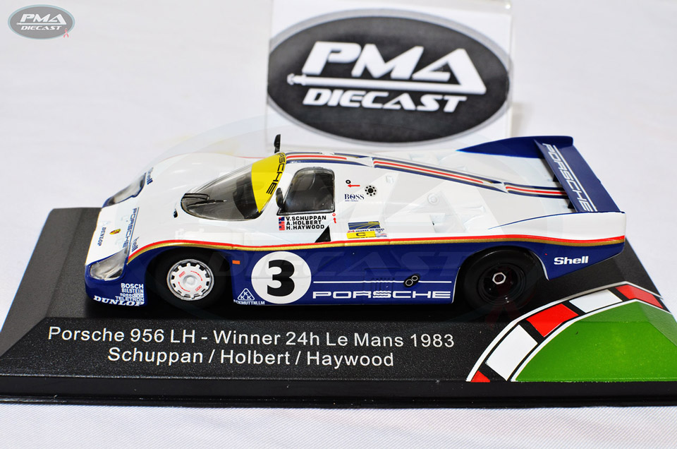 AL HOLBERT, HURLEY HAYWOOD, VERN SCHUPPAN 1983 ROTHMANS PORSCHE PORSCHE 956 1:43